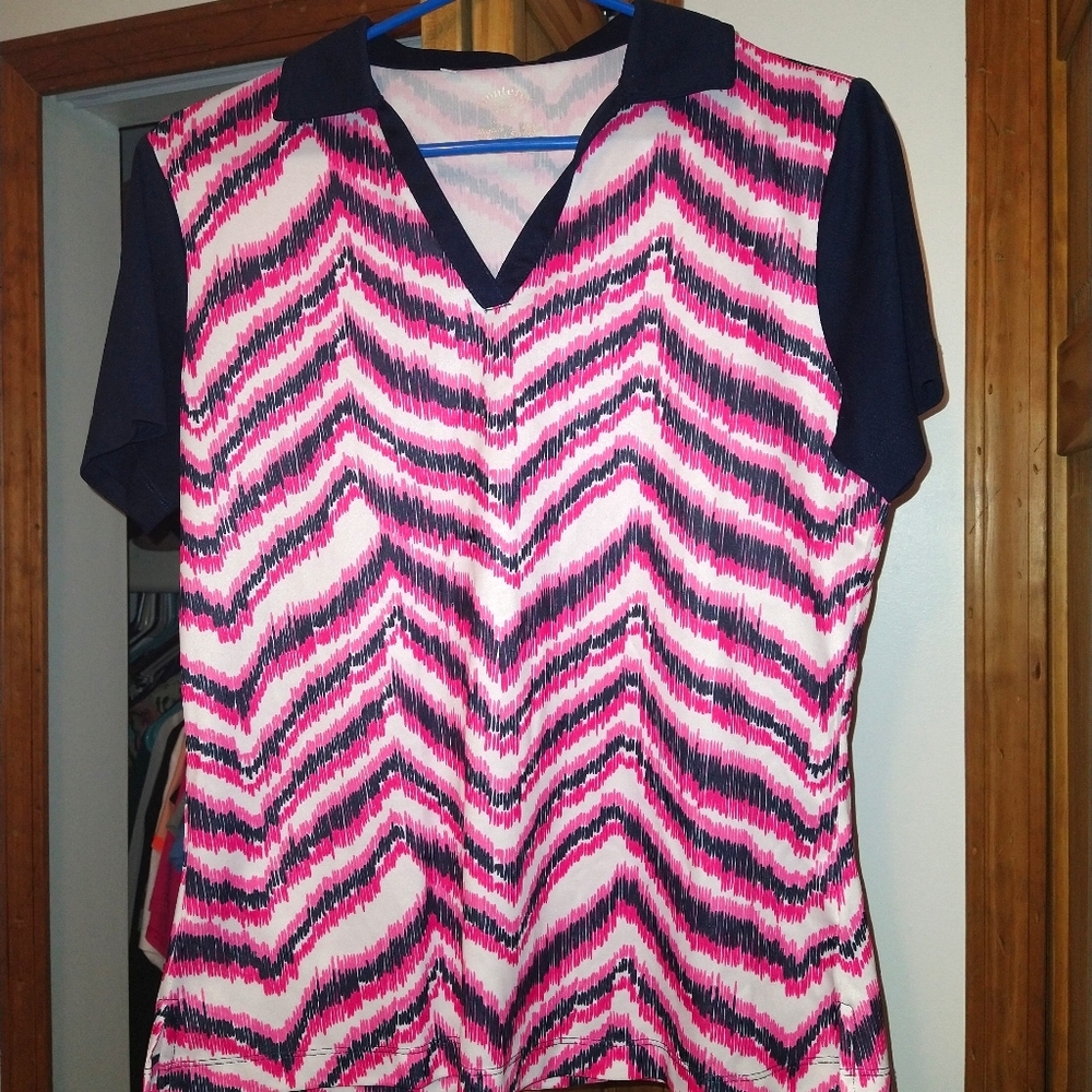 Dry fit women's golf polo